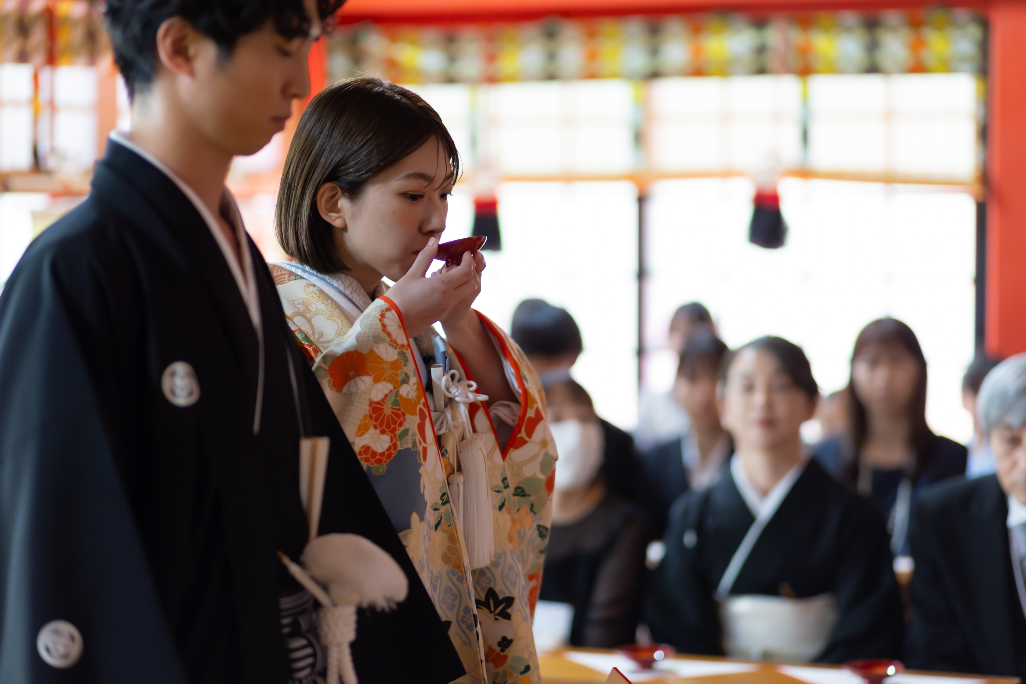 江島神社で挙式
